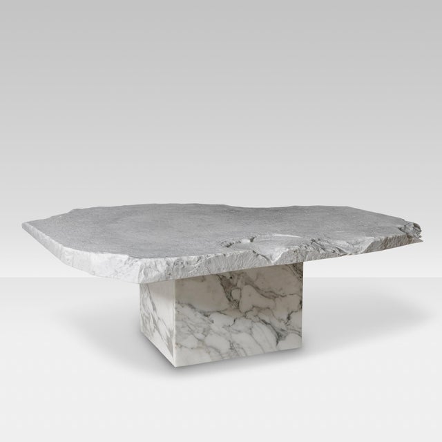Sculptural Marble Coffee Table, 2010s For Sale - Image 4 of 4