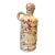 Vintage Mohawk R-4 Cranberry Spongeware Stoneware Jug – Mid-Century Advertising Liquor Bottle With Original Cork For Sale