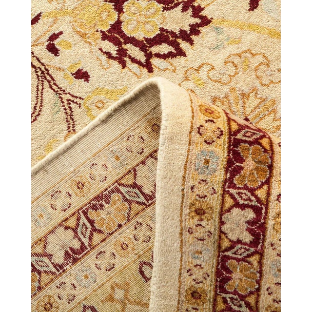 Mogul, One-of-a-Kind Hand-Knotted Area Rug in Ivory, 9' 3" x 12' 3" For Sale In New York - Image 6 of 8