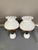 Mid 20th Century Mid 20th Century Pair of Mid-Century Hobnail Milk Glass Wall Sconces With Brass Hardware Lavery & Co Underwriters Laboratories For Sale - Image 5 of 12