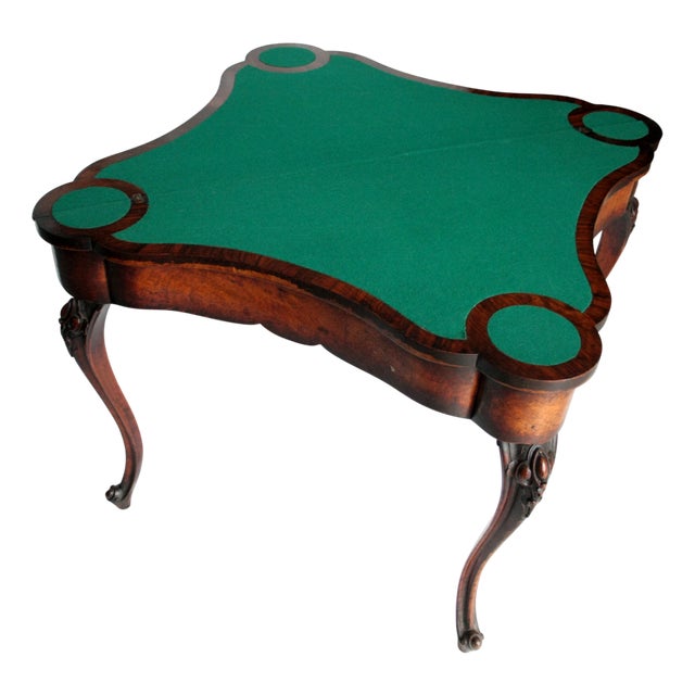Late 18th-Century English Gaming Table For Sale