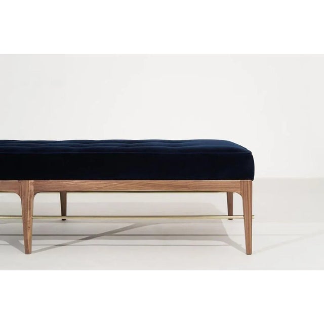 Linear Daybed in Natural Walnut Series 72 by Stamford Modern For Sale - Image 9 of 12