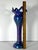 Loetz Iridescent Blue Glass Vase: Austrian Pierced Art Nouveau Vase, c. 1905 For Sale - Image 9 of 10
