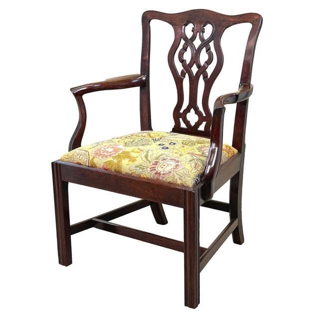 Mahogany Chippendale Armchair, 1760s For Sale - Image 14 of 14