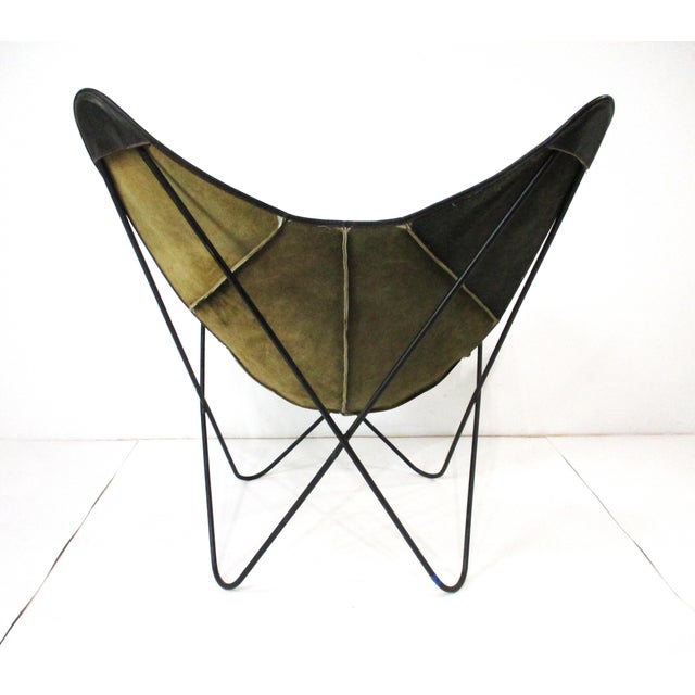 Leather Butterfly Sling Chair by Hardoy - Jorge Ferrari Knoll (A) For Sale - Image 11 of 13