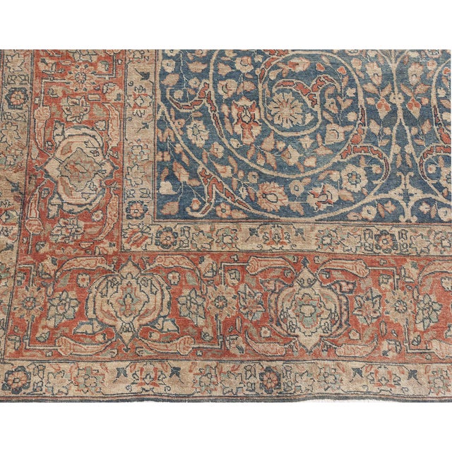 Persian Tabriz Rug For Sale - Image 9 of 9