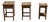 Vintage Moroccan Inlaid Nesting Tables | Moorish Geometric Side Tables Set of 3 For Sale