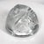 1960s Modern Heavy Art Glass Bowl Thick Rim Textured Ice Block For Sale - Image 10 of 11