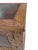 1980s Spanish Revival Hand-Gouged Wood Media Console Credenza With Shelf For Sale - Image 11 of 11
