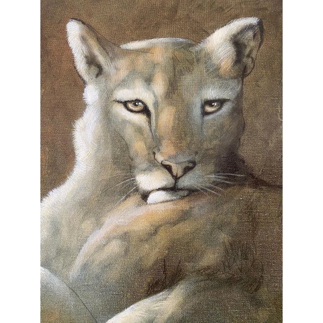 André Ferrand - The Puma Oil on canvas 2010 Size 50 x 65 cm This piece is attributed to the mentioned designer/maker. It...