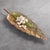 Rustic Distressed Metal Leaf Tray (Set of 2) For Sale - Image 3 of 4