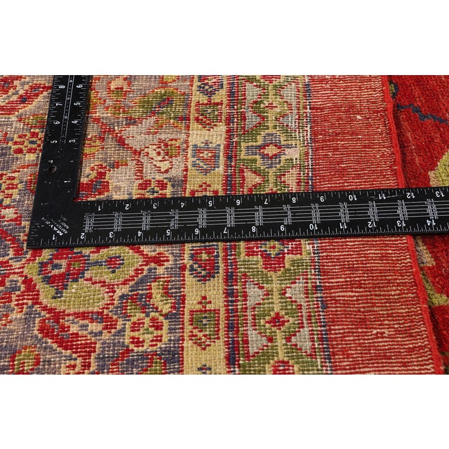 Textile Late 19th Century Persian Sultanabad Rug, 12'03 X 18'11 For Sale - Image 7 of 10