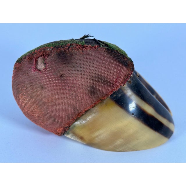 19th Century Victorian Taxidermy Bovine Hoof Pincushion For Sale - Image 5 of 9