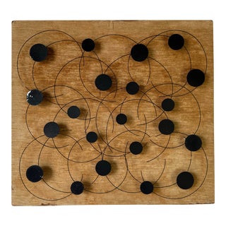 1970's Mid-Century Modernist Abstract Wall Art Sculpture For Sale
