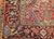 Antique Persian Heriz Serapi Rug, Hand-Knotted Wool, All-Over Geometric Pattern, Brick & Navy, 8x9 For Sale - Image 12 of 15