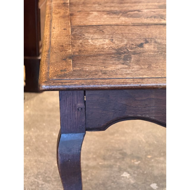 19th Century French Oak Side Table For Sale - Image 9 of 11