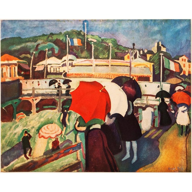 1940s Raoul Dufy, "Promenade at Honfleur" First Edition