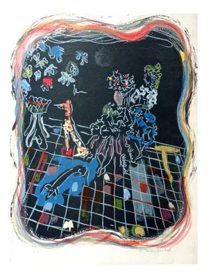 Constantin Terechkovitch, L'Atelier Fantastique, 1965, Lithograph