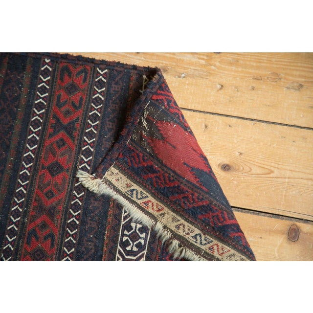 Old New House Antique Belouch Soumac Rug Runner - 1'7" x 10'4" For Sale - Image 4 of 11