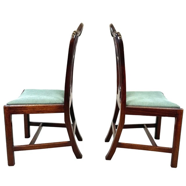Set of 18th Century Georgian Side Chairs, 1780s For Sale - Image 11 of 13