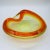 Mid 20th Century Seguso Chartreuse & Orange Glass Bowl For Sale - Image 5 of 9