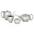Vintage Sterling Silver Tea Set by Luigi Genazzi, Italy, 1930s For Sale - Image 11 of 11