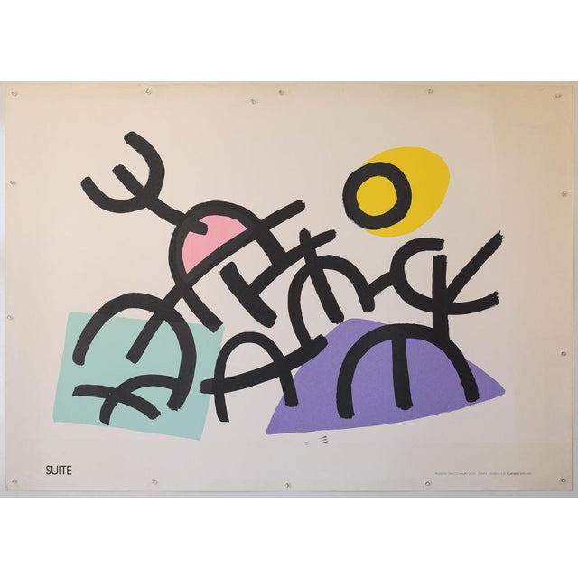 Blue Artists' Lithographic Exhibition Posters, 1970s, Set of 14 For Sale - Image 8 of 18