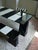 Contemporary Alcm Rectangular Dining Table in Verde Alpi and Carrara Marbles by Bufalini Design For Sale - Image 3 of 17
