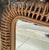1960s French Inspired Beautiful Rattan Mirror For Sale In San Francisco - Image 6 of 8