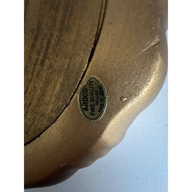 Vintage Ardco Cherub Wall Plaques Gold Rococo Putti Art Set of 2 Hollywood Regency Decor Black Velvet Japan For Sale - Image 12 of 12