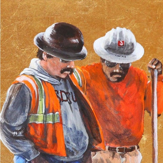 This is a one of a kind original acrylic and gold leaf painting by San Diego artist, Duke Windsor. Windsor’s success as a...