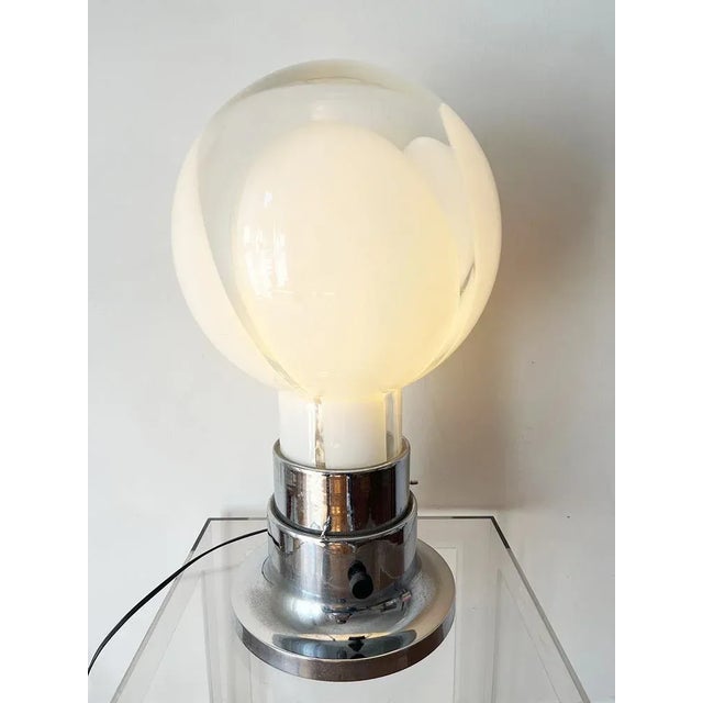 Space Age Murano Glass Table Lamp, 1970s For Sale - Image 3 of 5