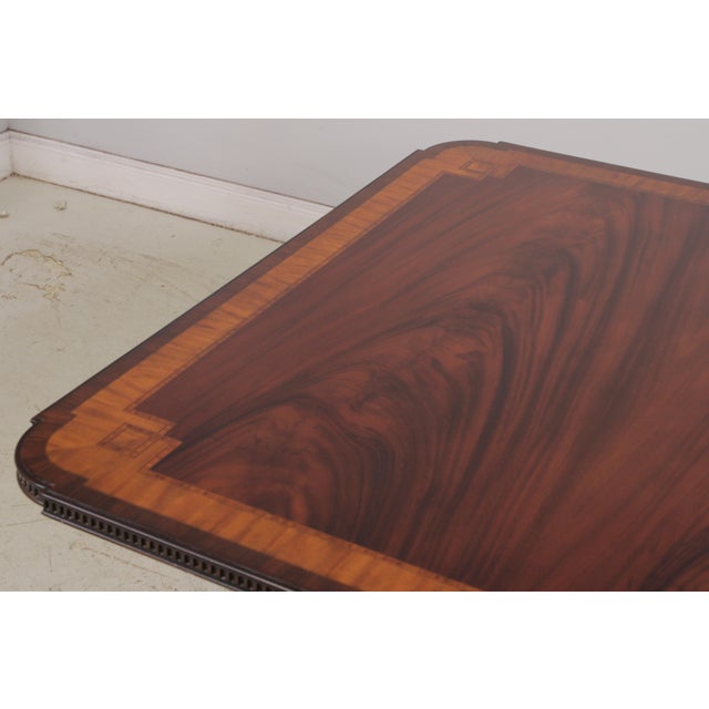 Maitland Smith Flame Mahogany Dining Table For Sale - Image 9 of 18