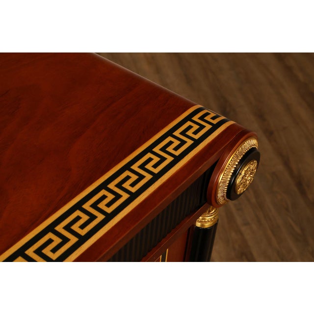 Wood Infinity Furniture Neoclassical Style Mahogany Tall Chest For Sale - Image 7 of 18