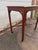 Vintage Georgian Style Chippendale Style Mahogany Tray Top Side Table. For Sale In Washington DC - Image 6 of 8