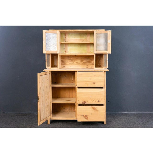 Vintage Kitchen Buffet in Pine For Sale - Image 5 of 16