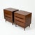 Brown Ramseur Mid-Century Modern Pair of Walnut Nightstands, C. 1960s For Sale - Image 8 of 14