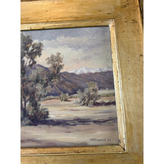Wood Marie Osborne Sheppard, California Landscape 1937 For Sale - Image 7 of 14