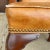 10 Antique Leather and Wood Arm Chairs Dining Conference Desk For Sale - Image 9 of 13