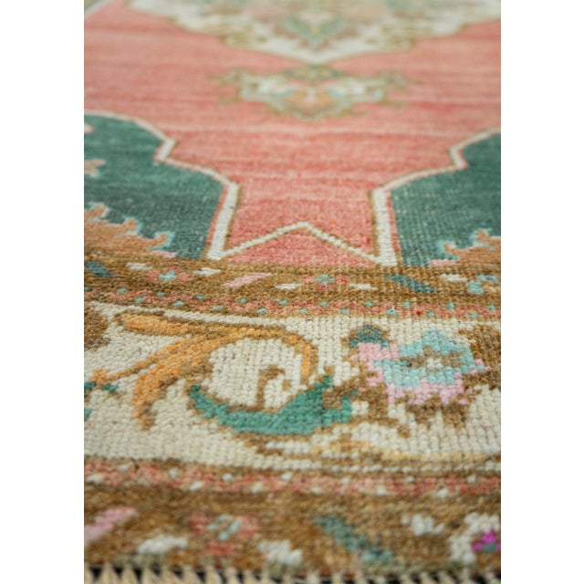 Turkish Turkish Vintage Rug 3'7" x 10'9" #21127 For Sale - Image 3 of 8