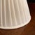 Pleated Ivory Empire Lampshade For Sale - Image 4 of 4