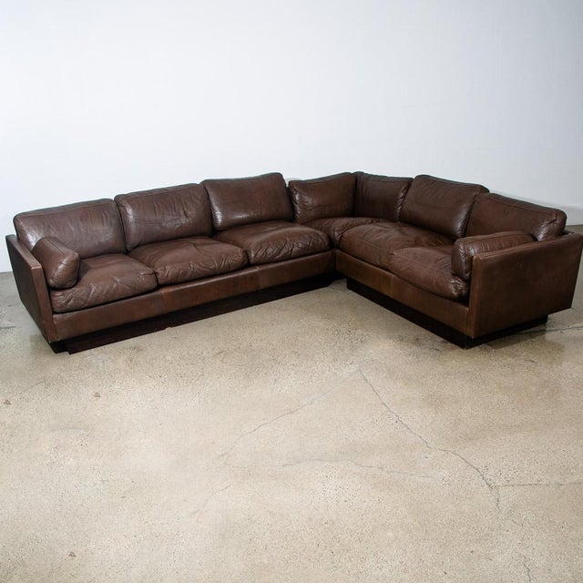 Absolutely beautiful vintage dark brown Leather sofa imported recently directly from Denmark. This rich leather is very...