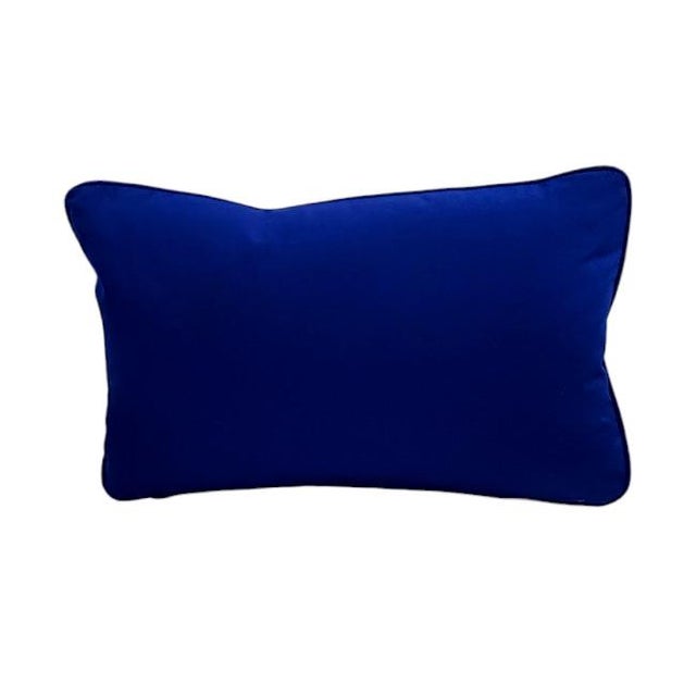 Children's Single Indoor/Outdoor Fish Pattern Lumbar Pillow For Sale - Image 3 of 7