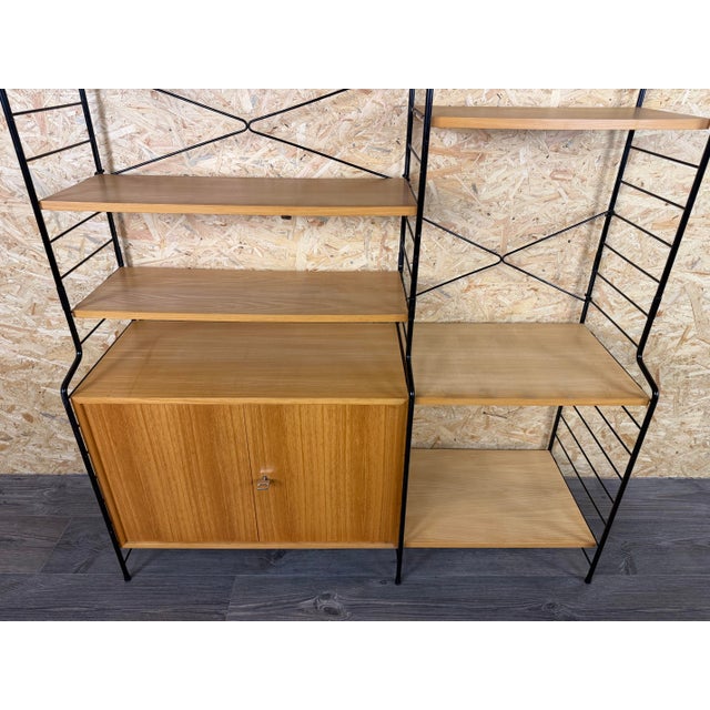 Mid-Century Ash Shelf Wall Unit from WHB Germany, 1960s For Sale - Image 13 of 18