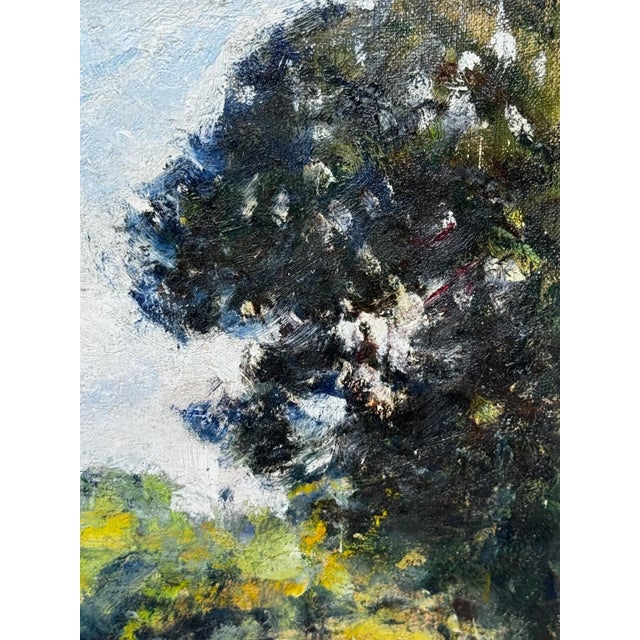 French Impressionist Oil Painting Fisherman on the River Orne, Normandy — C. 1920 Signed by André Prévot-Valéri For Sale - Image 17 of 18