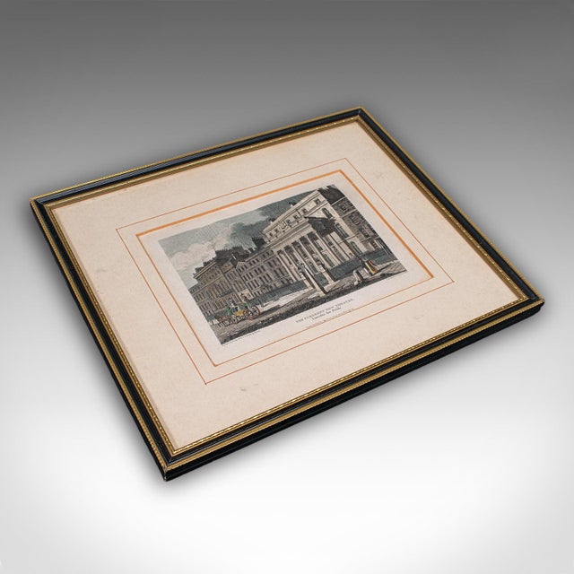 Beige Antique Hospital Picture, Lincoln's Inn Fields, London, Art, Medical, Victorian For Sale - Image 8 of 9