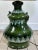 Vintage 1960s ceramic lamp in shaded green with two lights (one inside the shade and one inside the base) for warmer...