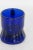 Mid-Century Modern Cobalt Blue Mini Beer Shot Cup Toothpick Holder For Sale - Image 3 of 12