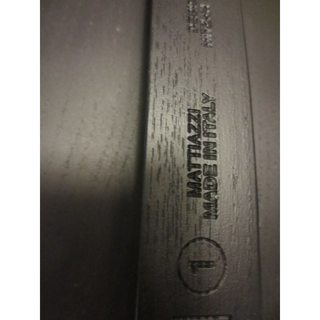 Mattiazzi She Said Bar Height Stool in Black Ash For Sale - Image 4 of 5