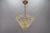 Mid-Century Italian Murano Glass Gold Inclusion Foliage Pendant Light, 1950s For Sale - Image 12 of 18